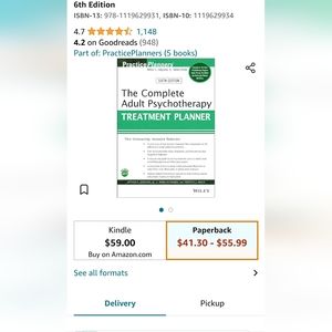 The Complete Adult Psychotherapy Treatment Planner